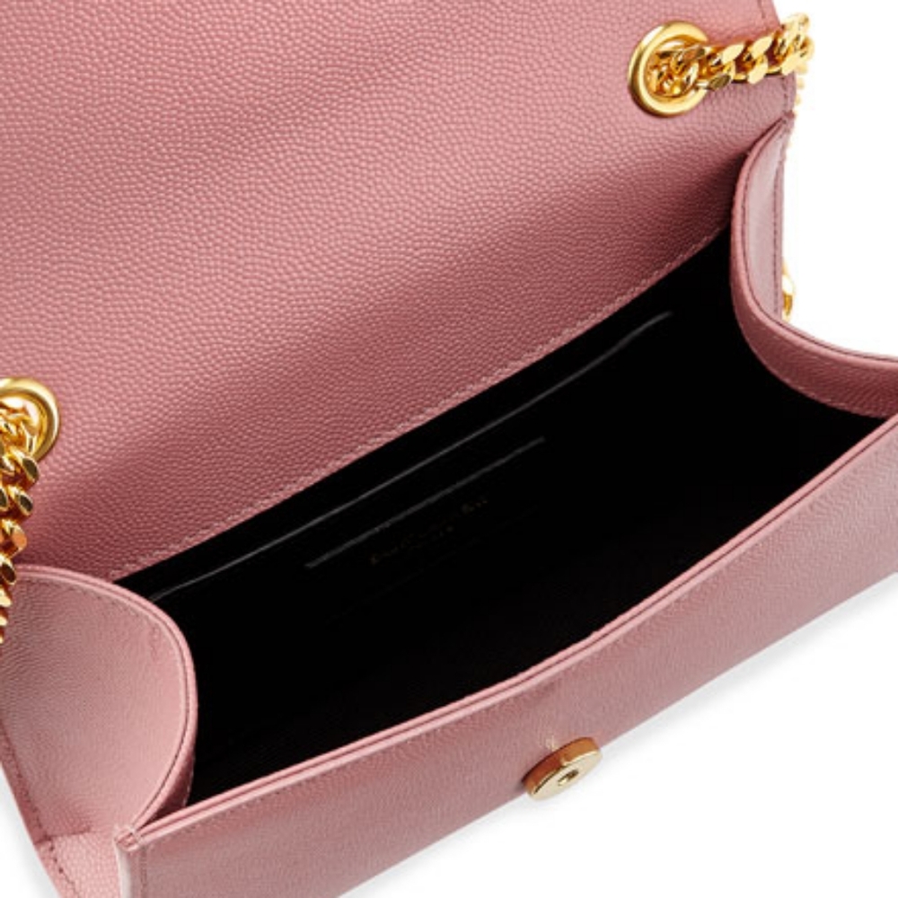 YSL Saint Laurent KATE SMALL Grain de Poudre Shoulder/Crossbody BABY PINK BLUSH - Picture 6 of 16